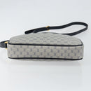 GUCCI Micro GG Supreme Shoulder Bag PVC Navy Gold 007 56 0095 Auth fm4868-5