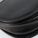 CELINE Shoulder Bag Leather Black Gold Auth fm4869-13