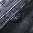 CELINE Shoulder Bag Leather Black Gold Auth fm4869-16