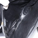 CELINE Shoulder Bag Leather Black Gold Auth fm4869-17