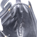 CELINE Shoulder Bag Leather Black Gold Auth fm4869-18