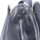 CELINE Shoulder Bag Leather Black Gold Auth fm4869-19