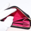 LOUIS VUITTON Monogram Multicolor Zippy Coin Purse Black M93740 LV Auth fm4871-10