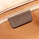 GUCCI GG Supreme Web Sherry Line Bag PVC Beige Gold 98 02 005 Auth fm4874-19