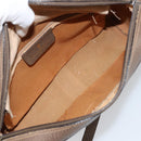 GUCCI GG Supreme Web Sherry Line Bag PVC Beige Gold 98 02 005 Auth fm4874-11