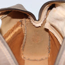 GUCCI GG Supreme Web Sherry Line Bag PVC Beige Gold 98 02 005 Auth fm4874-21