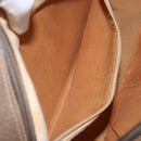 GUCCI GG Supreme Web Sherry Line Bag PVC Beige Gold 98 02 005 Auth fm4874-22