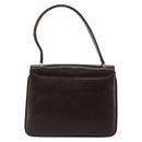 GUCCI Shoulder Bag Leather Brown Gold Auth fm4876-3