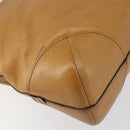 Chloe Shoulder Bag Leather Beige Auth fm4877-13