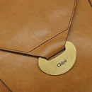 Chloe Shoulder Bag Leather Beige Auth fm4877-14