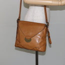 Chloe Shoulder Bag Leather Beige Auth fm4877-22