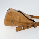 Chloe Shoulder Bag Leather Beige Auth fm4877-4