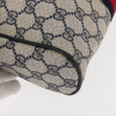 GUCCI GG Supreme Sherry Line Clutch Bag Red Navy 63 01 012 Auth fm4879-7