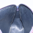 Christian Dior Trotter Canvas Shoulder Bag Navy Gold Auth fm4881-18