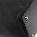 GUCCI GG Canvas Tote Bag Black Gold 120836 Auth fm4884-9