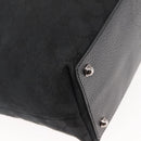 GUCCI GG Canvas Tote Bag Black Gold 120836 Auth fm4884-15