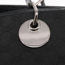 GUCCI GG Canvas Tote Bag Black Gold 120836 Auth fm4884-10