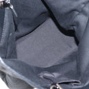 GUCCI GG Canvas Tote Bag Black Gold 120836 Auth fm4884-11