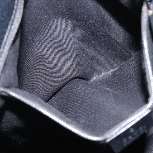 GUCCI GG Canvas Tote Bag Black Gold 120836 Auth fm4884