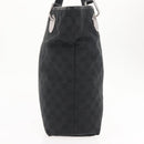 GUCCI GG Canvas Tote Bag Black Gold 120836 Auth fm4884-4