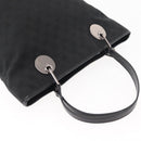 GUCCI GG Canvas Tote Bag Black Gold 120836 Auth fm4884-6