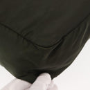 PRADA Tote Bag Nylon Khaki Silver Auth fm4887-12