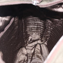 PRADA Tote Bag Nylon Khaki Silver Auth fm4887-19