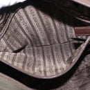 PRADA Tote Bag Nylon Khaki Silver Auth fm4887-21