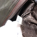 PRADA Tote Bag Nylon Khaki Silver Auth fm4887-22