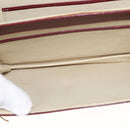 GUCCI Chain Shoulder Bag Leather Bordeaux Gold Auth fm4893-11