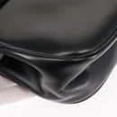 Christian Dior Shoulder Bag Leather Black Gold Auth fm4897-17