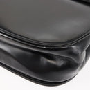 Christian Dior Shoulder Bag Leather Black Gold Auth fm4897-18