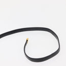 Christian Dior Shoulder Bag Leather Black Gold Auth fm4897-14