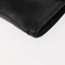 GUCCI Interlocking Shoulder Bag Leather Black Gold Auth fm4898-11