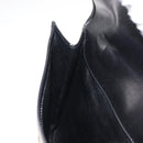 GUCCI Interlocking Shoulder Bag Leather Black Gold Auth fm4898-19