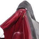 CHANEL Matelasse Shoulder Bag Lamb Skin Dark Brown Gold CC Auth fm4906-23