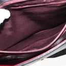 CHANEL Matelasse Shoulder Bag Lamb Skin Dark Brown Gold CC Auth fm4906-24