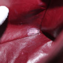 CHANEL Matelasse Shoulder Bag Lamb Skin Dark Brown Gold CC Auth fm4906-12