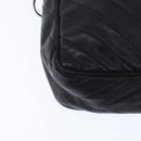 CHANEL Shoulder Bag Shoulder Bag Lamb Skin Black Gold CC Auth fm4907-15