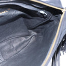 CHANEL Shoulder Bag Shoulder Bag Lamb Skin Black Gold CC Auth fm4907-19