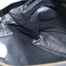 CHANEL Shoulder Bag Shoulder Bag Lamb Skin Black Gold CC Auth fm4907-20