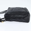 CHANEL Shoulder Bag Shoulder Bag Lamb Skin Black Gold CC Auth fm4907-4