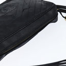 CHANEL Shoulder Bag Shoulder Bag Lamb Skin Black Gold CC Auth fm4907-7