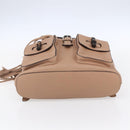 GUCCI Bamboo Backpack Leather Beige Gold 370833 Auth fm4914-5