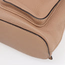 GUCCI Bamboo Backpack Leather Beige Gold 370833 Auth fm4914-15