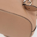 GUCCI Bamboo Backpack Leather Beige Gold 370833 Auth fm4914-17