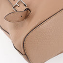 GUCCI Bamboo Backpack Leather Beige Gold 370833 Auth fm4914-18