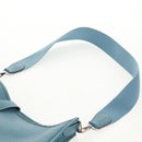 HERMES Evelyn 2GM Bag Taurillon ClemenceLeather Blue Silver Auth fm4915V-14