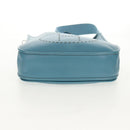 HERMES Evelyn 2GM Bag Taurillon ClemenceLeather Blue Silver Auth fm4915V-5