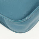 HERMES Evelyn 2GM Bag Taurillon ClemenceLeather Blue Silver Auth fm4915V-15